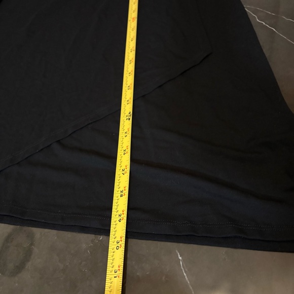 Eileen Fisher Women’s Black C/L Faux Wrap Skirt Size Large - Picture 9 of 9